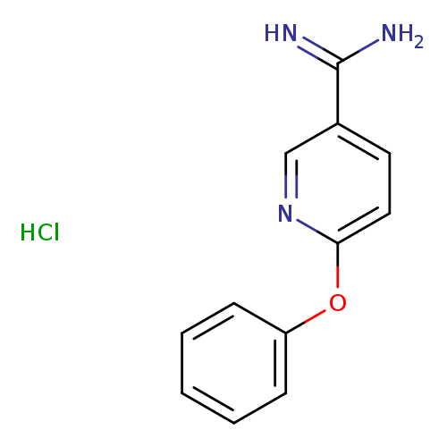 6-phenoxypyridine-3-carboximidamide hydrochloride