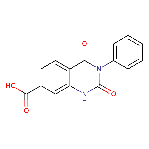 2,4-dioxo-3-phenyl-1,2,3,4-tetrahydroquinazoline-7-carboxylic acid