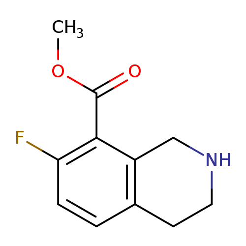methyl 7-fluoro-1,2,3,4-tetrahydroisoquinoline-8-carboxylate