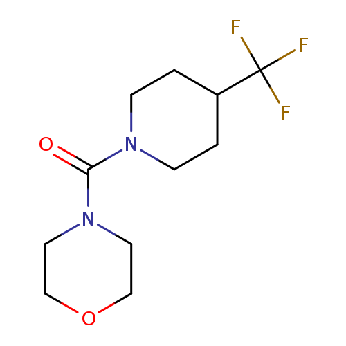 4-[4-(trifluoromethyl)piperidine-1-carbonyl]morpholine