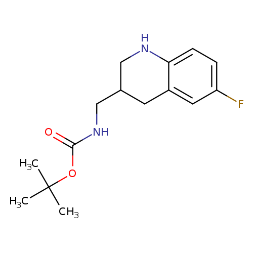 tert-Butyl n-[(6-fluoro-1,2,3,4-tetrahydroquinolin-3-yl)methyl]carbamate