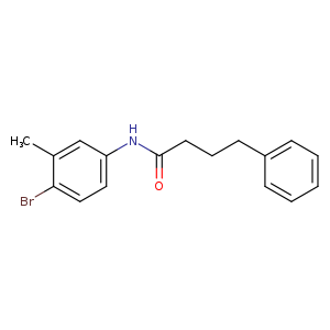 N-(4-bromo-3-methylphenyl)-4-phenylbutanamide
