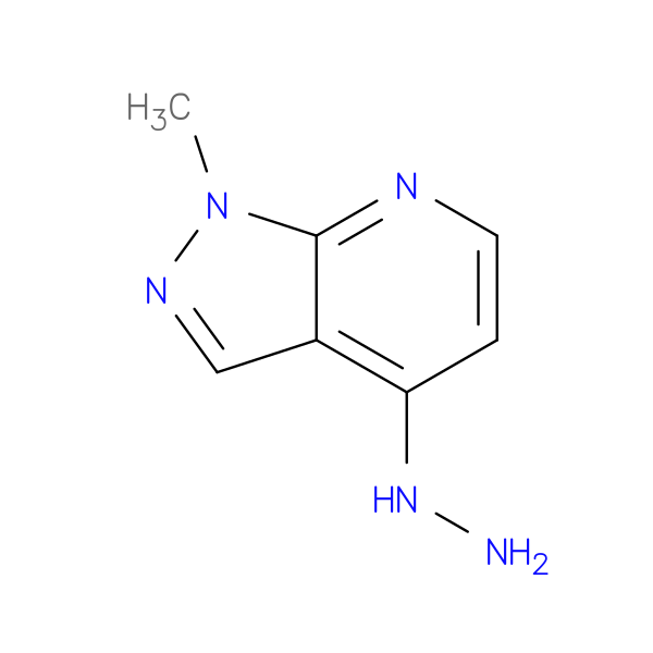 4-hydrazinyl-1-methyl-1H-pyrazolo[3,4-b]pyridine