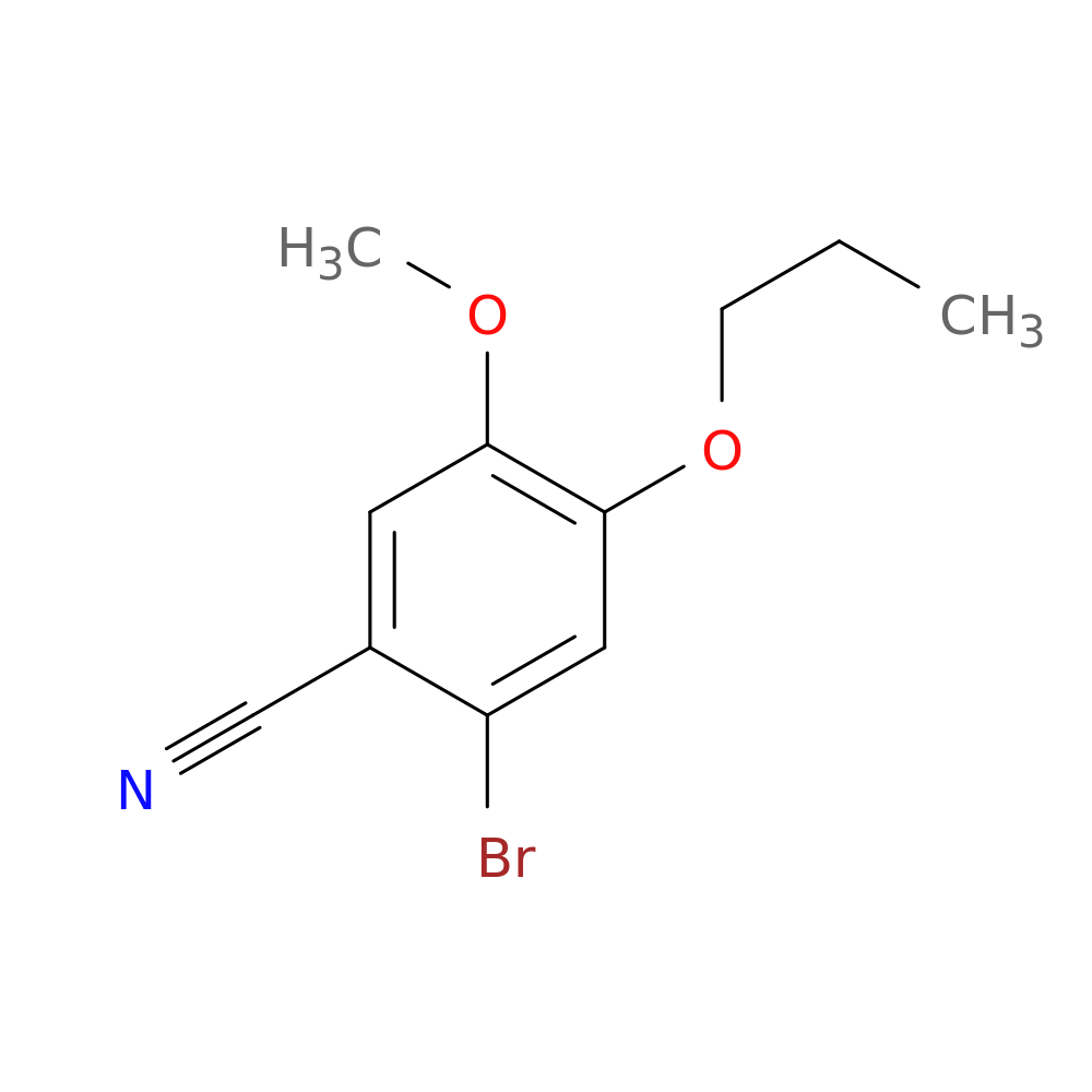 2-Bromo-5-methoxy-4-propoxybenzonitrile