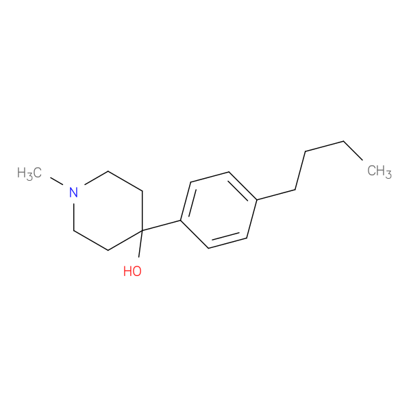 4-(4-n-Butylphenyl)-4-hydroxy-1-methylpiperidine