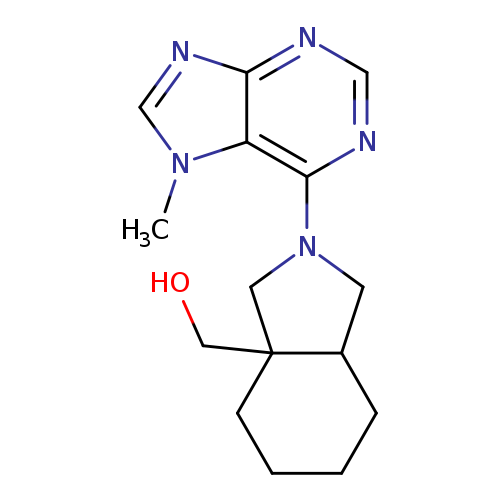 [2-(7-methyl-7H-purin-6-yl)-octahydro-1H-isoindol-3a-yl]methanol
