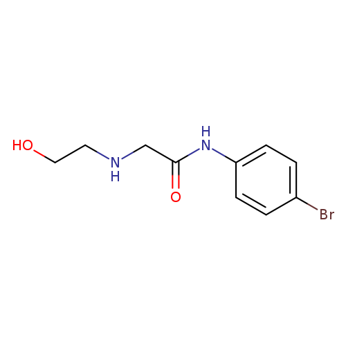 2-(2-HYDROXYETHYLAMINO)-N-(4-BROMOPHENYL)ACETAMIDE