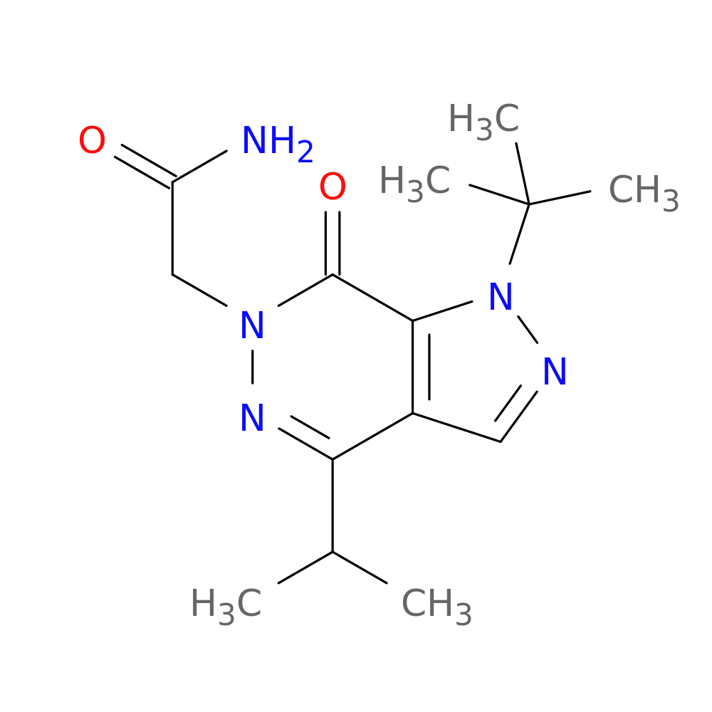 2-[1-tert-butyl-7-oxo-4-(propan-2-yl)-1H,6H,7H-pyrazolo[3,4-d]pyridazin-6-yl]acetamide