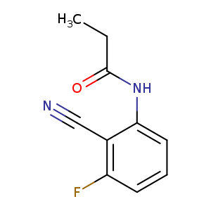N-(2-cyano-3-fluorophenyl)propanamide