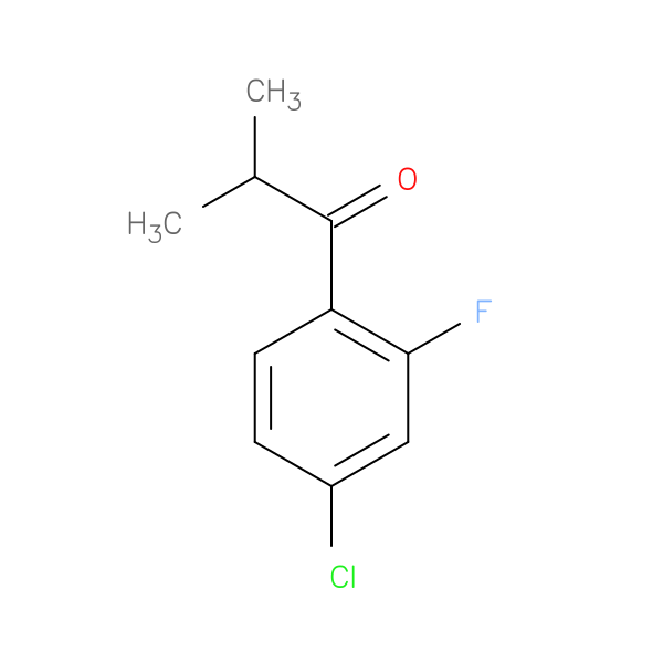 1-(4-Chloro-2-fluorophenyl)-2-methylpropan-1-one
