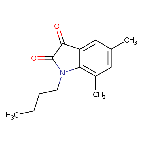 1-butyl-5,7-dimethyl-1H-indole-2,3-dione