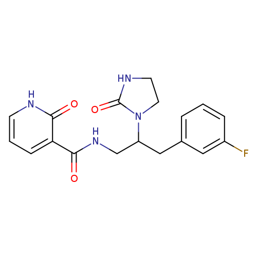 N-[3-(3-fluorophenyl)-2-(2-oxoimidazolidin-1-yl)propyl]-2-oxo-1,2-dihydropyridine-3-carboxamide