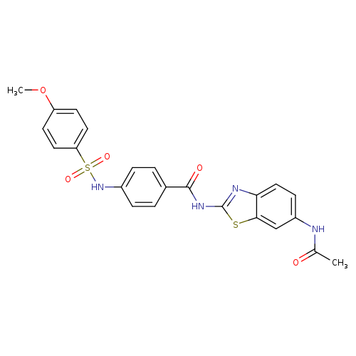 N-(6-acetamido-1,3-benzothiazol-2-yl)-4-(4-methoxybenzenesulfonamido)benzamide
