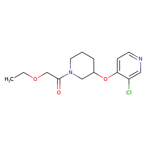 1-{3-[(3-chloropyridin-4-yl)oxy]piperidin-1-yl}-2-ethoxyethan-1-one