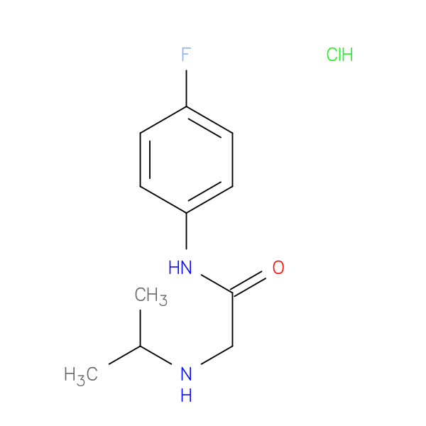 N-(4-fluorophenyl)-2-[(propan-2-yl)amino]acetamide hydrochloride