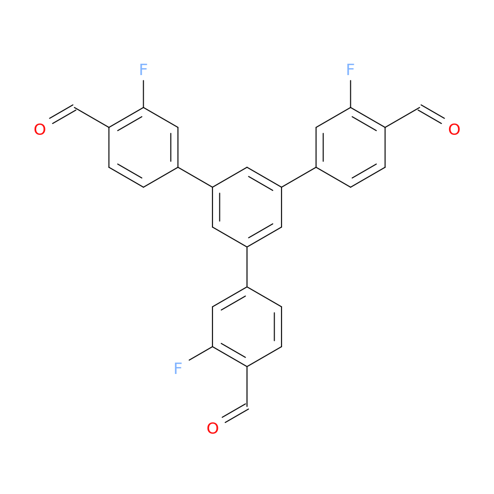 3,3''-Difluoro-5'-(3-fluoro-4-formylphenyl)-[1,1':3',1''-terphenyl]-4,4''-dicarbaldehyde
