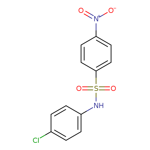Benzenesulfonamide, N-(4-chlorophenyl)-4-nitro-