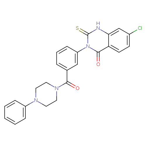 7-chloro-3-[3-(4-phenylpiperazine-1-carbonyl)phenyl]-2-sulfanylidene-1,2,3,4-tetrahydroquinazolin-4-one