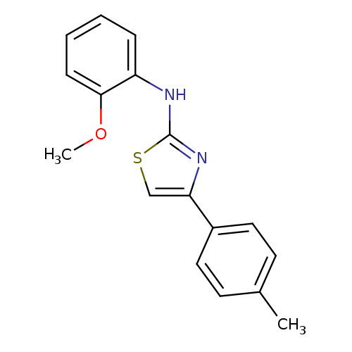 N-(2-methoxyphenyl)-4-(4-methylphenyl)-1,3-thiazol-2-amine