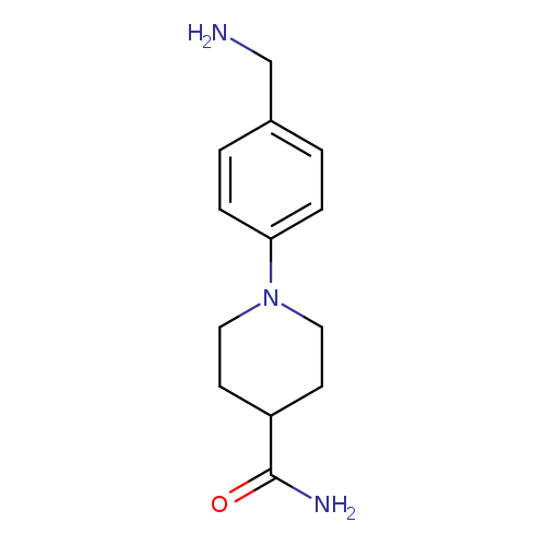1-[4-(aminomethyl)phenyl]piperidine-4-carboxamide