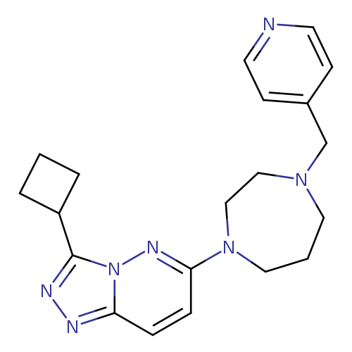 1-{3-cyclobutyl-[1,2,4]triazolo[4,3-b]pyridazin-6-yl}-4-[(pyridin-4-yl)methyl]-1,4-diazepane