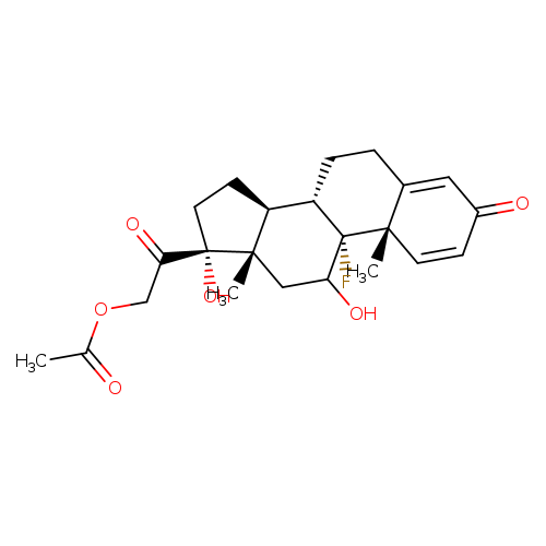 9-Fluoro-11,17,21-trihydroxypregna-1,4-diene-3,20-dione 21-acetate
