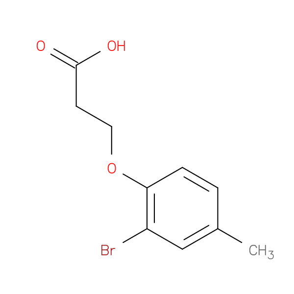 3-(2-bromo-4-methylphenoxy)propanoic acid