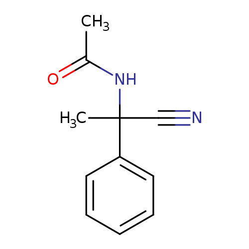 N-(1-cyano-1-phenylethyl)acetamide