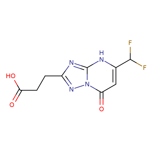 3-(5-(Difluoromethyl)-7-oxo-4,7-dihydro-[1,2,4]triazolo[1,5-a]pyrimidin-2-yl)propanoic acid