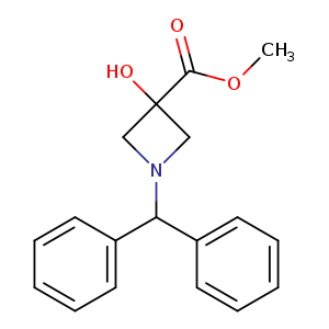 methyl 1-(diphenylmethyl)-3-hydroxyazetidine-3-carboxylate