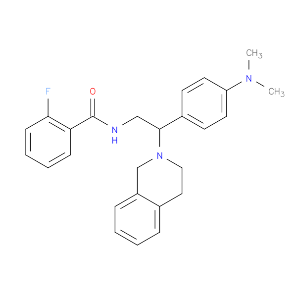 N-{2-[4-(dimethylamino)phenyl]-2-(1,2,3,4-tetrahydroisoquinolin-2-yl)ethyl}-2-fluorobenzamide