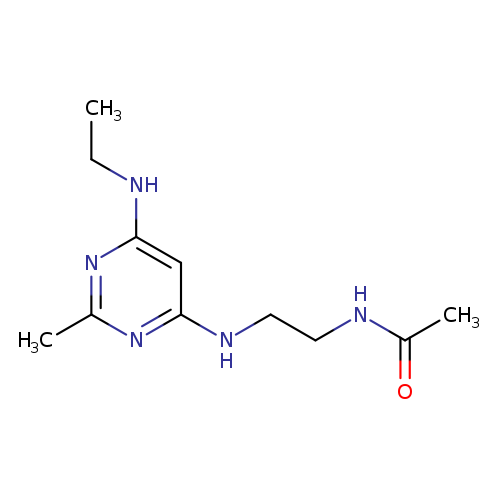 N-(2-{[6-(ethylamino)-2-methylpyrimidin-4-yl]amino}ethyl)acetamide