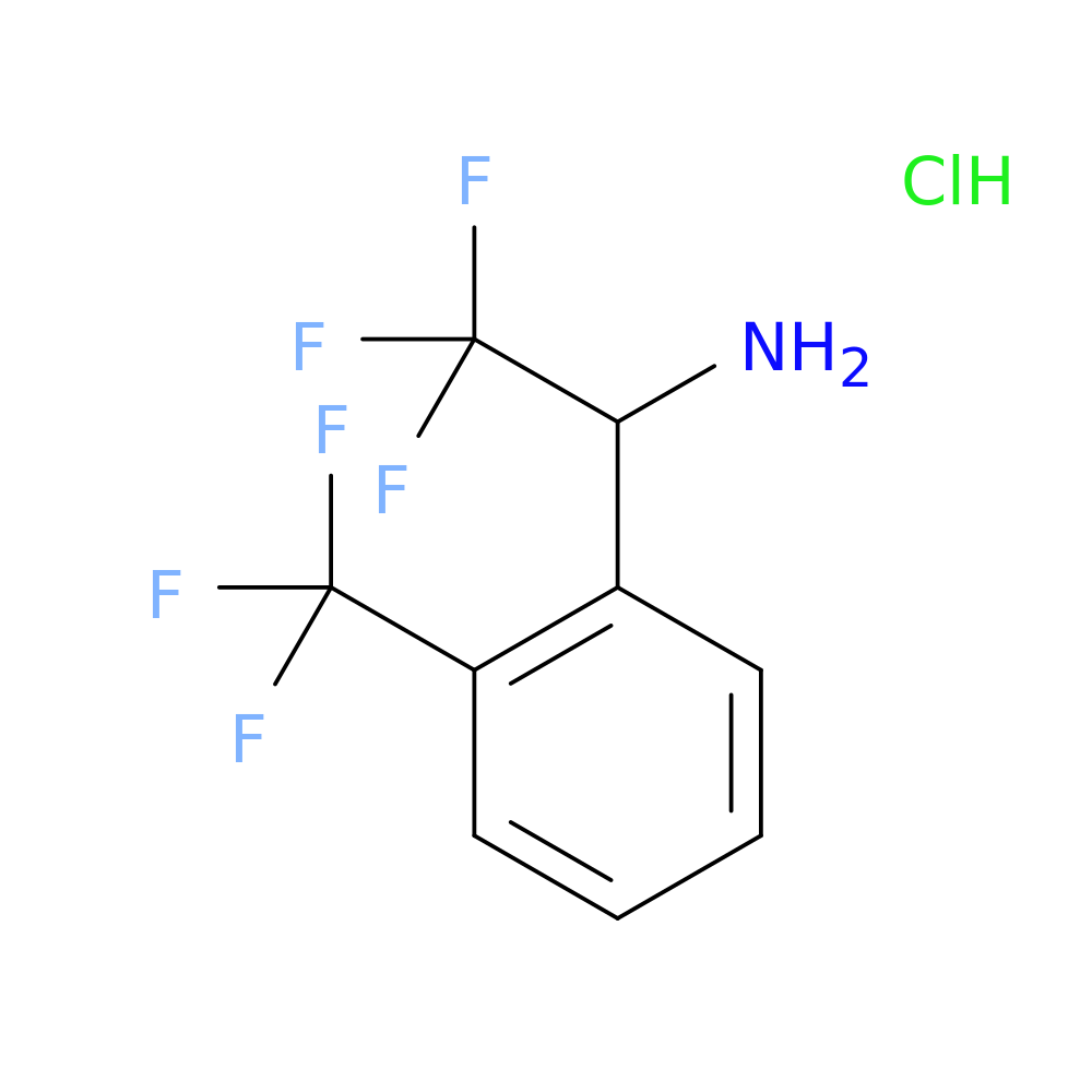 2,2,2-trifluoro-1-[2-(trifluoromethyl)phenyl]ethan-1-amine hydrochloride