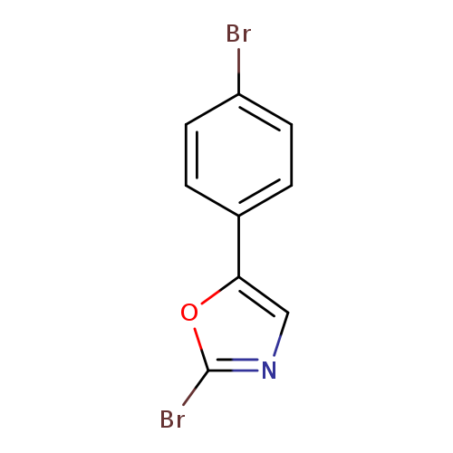 2-bromo-5-(4-bromophenyl)-1,3-oxazole