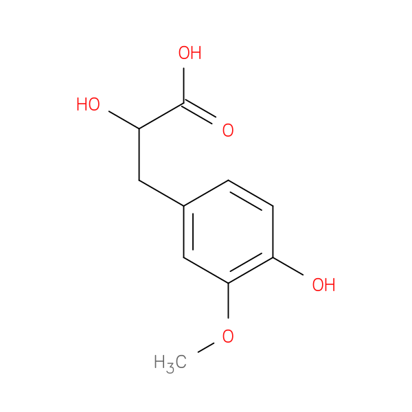 Benzenepropanoic acid, α,4-dihydroxy-3-methoxy-