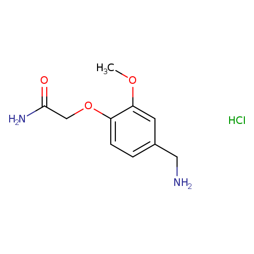 2-[4-(Aminomethyl)-2-methoxyphenoxy]acetamide hydrochloride