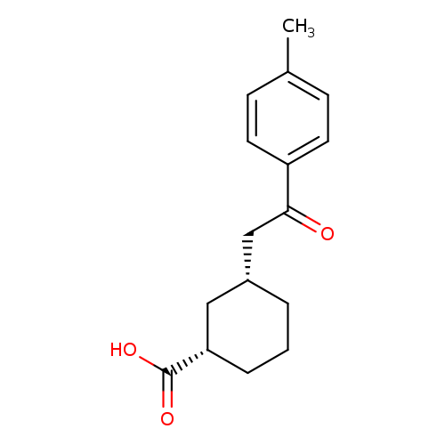 cis-3-[2-(4-Methylphenyl)-2-oxoethyl]cyclohexane-1-carboxylic acid