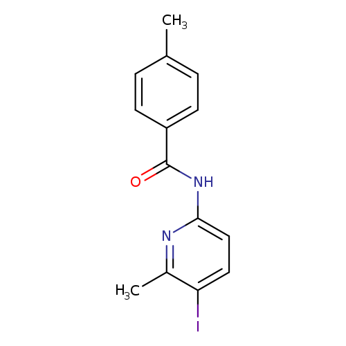 N-(5-iodo-6-methyl-2-pyridinyl)-4-methylbenzamide