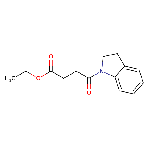 ethyl 4-(2,3-dihydro-1H-indol-1-yl)-4-oxobutanoate