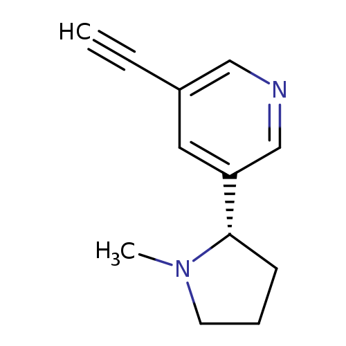 Pyridine, 3-ethynyl-5-[(2S)-1-methyl-2-pyrrolidinyl]-