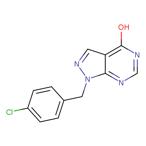 1-[(4-chlorophenyl)methyl]-1H-pyrazolo[3,4-d]pyrimidin-4-ol