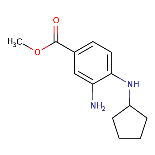 Methyl 3-amino-4-(cyclopentylamino)benzoate