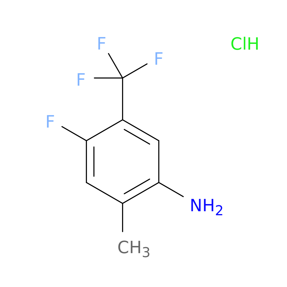 4-fluoro-2-methyl-5-(trifluoromethyl)aniline hydrochloride