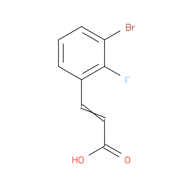 3-Bromo-2-fluorocinnamic acid