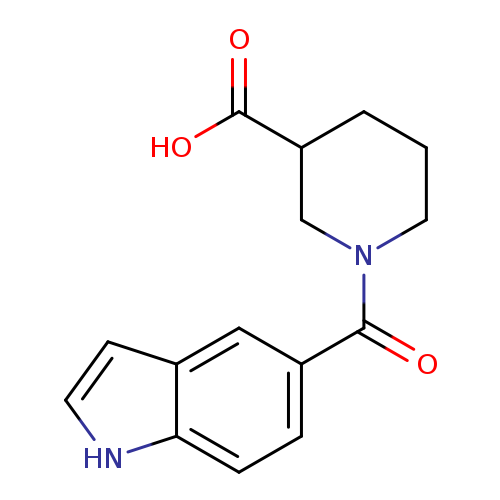 1-(1H-Indol-5-ylcarbonyl)piperidine-3-carboxylic acid