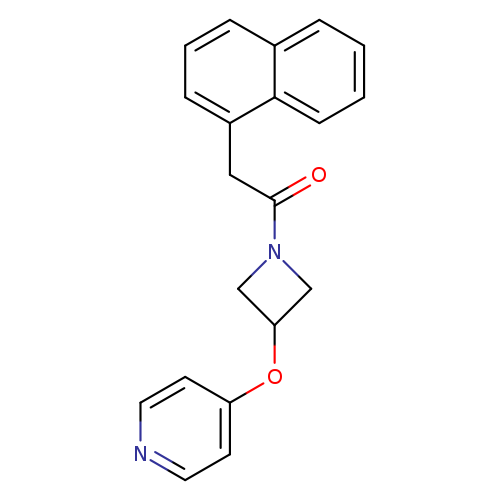 2-(naphthalen-1-yl)-1-[3-(pyridin-4-yloxy)azetidin-1-yl]ethan-1-one