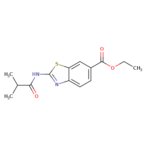 ethyl 2-(2-methylpropanamido)-1,3-benzothiazole-6-carboxylate