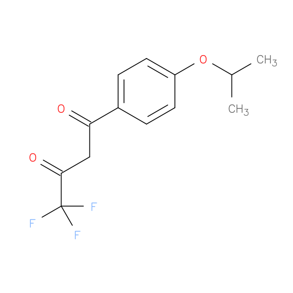 4,4,4-Trifluoro-1-[4-(1-methylethoxy)phenyl]-1,3-butanedione