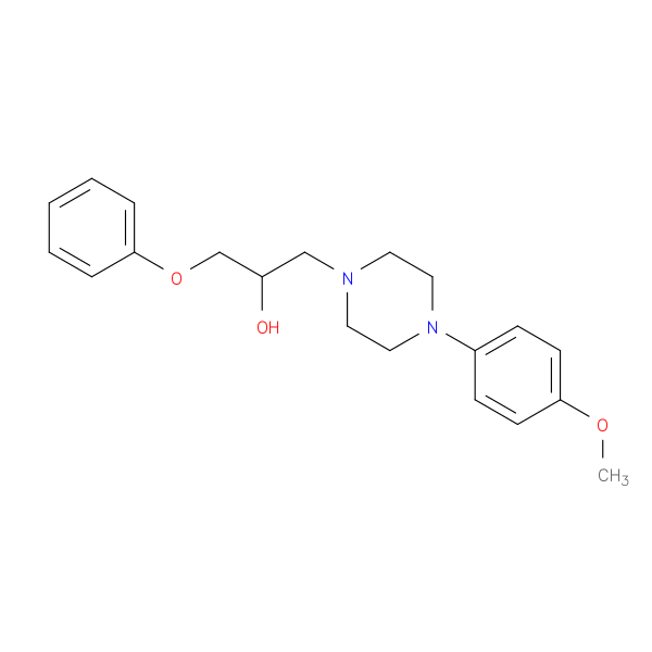 4-(4-Methoxyphenyl)-α-(phenoxymethyl)-1-piperazineethanol