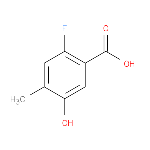2-Fluoro-5-hydroxy-4-methylbenzoic acid